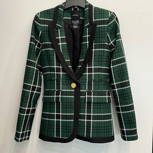 SMYTHE designer green blazer made in Canada size 4